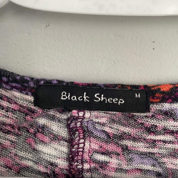 BLACK SHEEP Pink Printed Top with Gartered Bottom - Picture 8 of 9